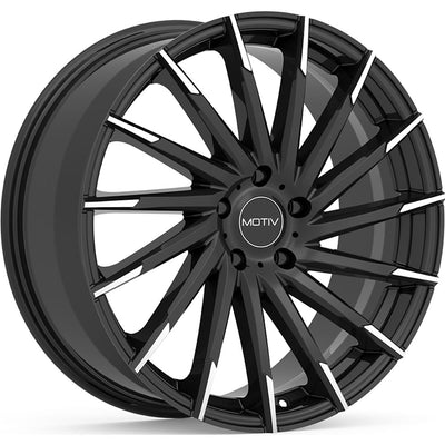 Motiv Montage Black Machined Wheel