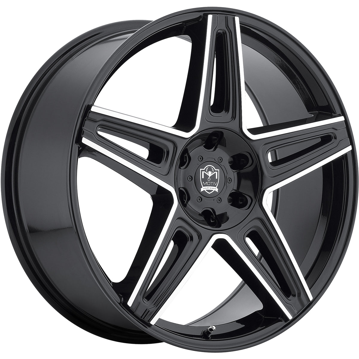 Motiv Mythic Black Machined Wheel