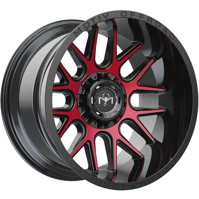Motiv Offroad Magnus Black Red Machined Wheel
