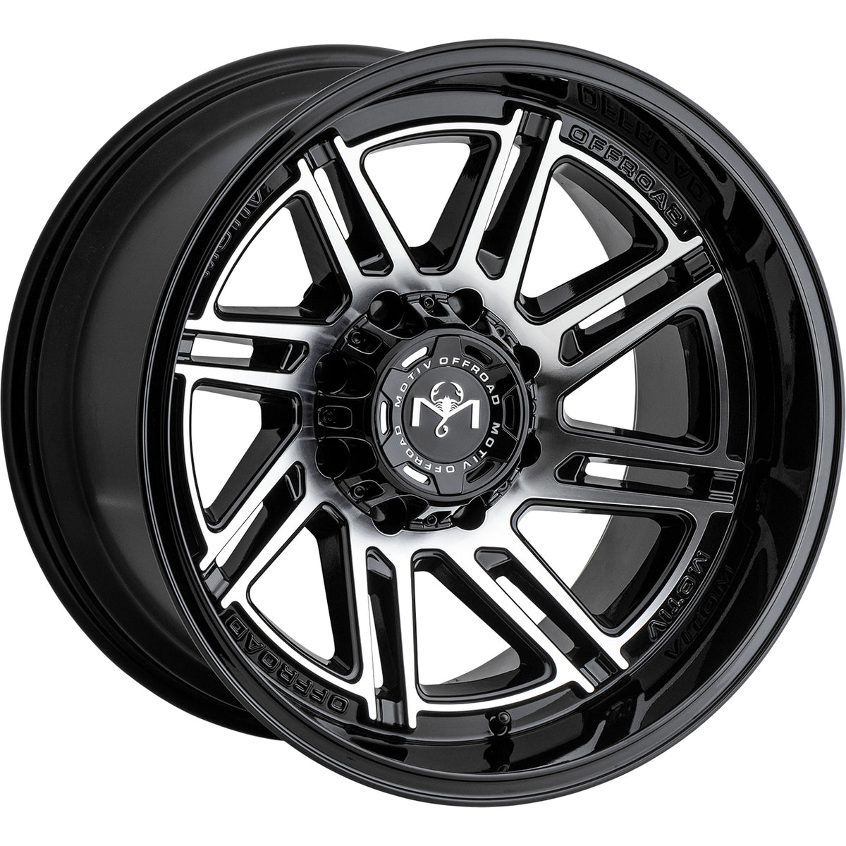 Motiv Offroad Millenium Black Machined Wheel
