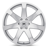 Black Rhino Mozambique 20x8.5 +20 Silver Mirror Cut Face premium truck wheel
