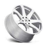 Black Rhino Mozambique 20x8.5 +20 Silver Mirror Cut Face premium truck wheel