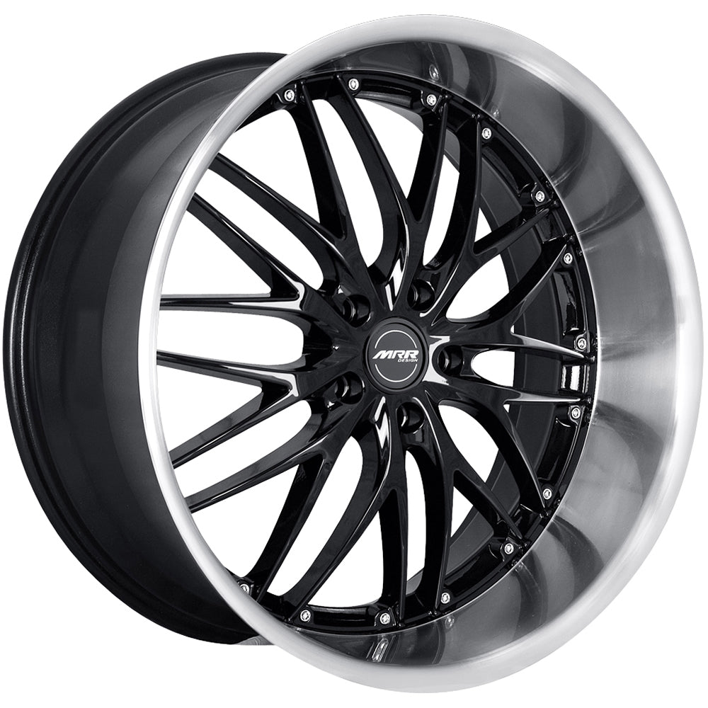 MRR GT1 Black Machined Wheel