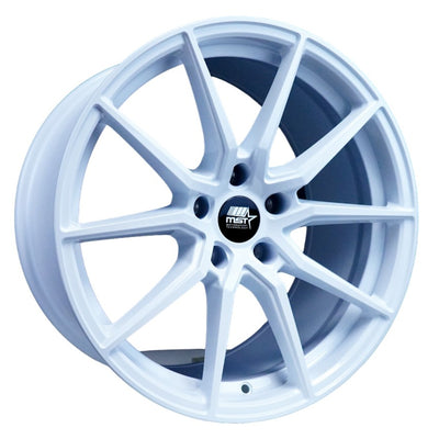 MST Flow Formed Delta White Wheel