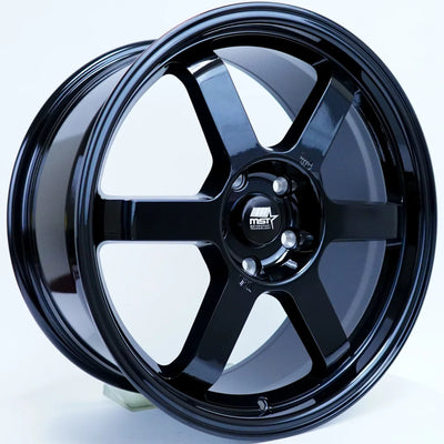 MST Flow Formed Time Attack Gloss Black Wheel