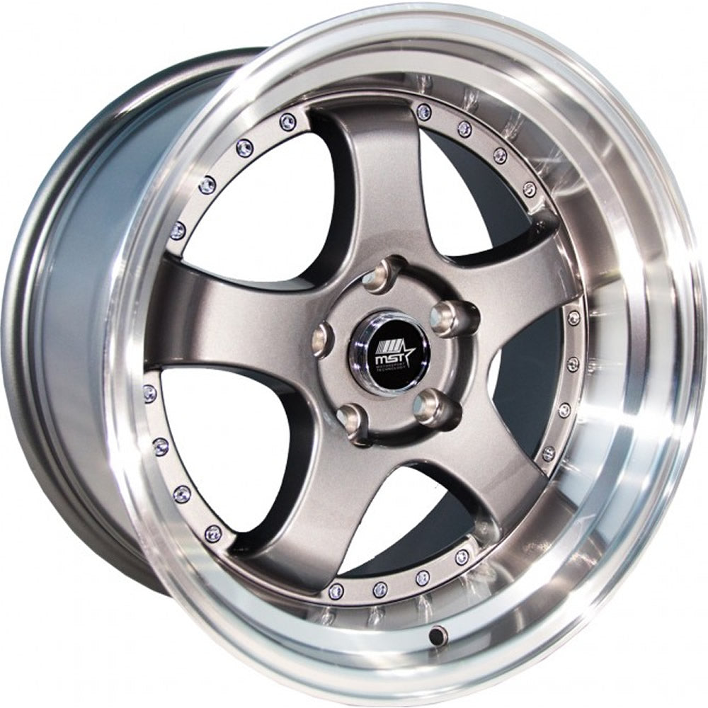 MST MT07 Gunmetal Machined Wheel
