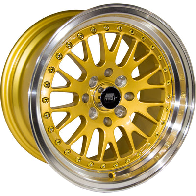 MST MT10 Gold Machined Wheel
