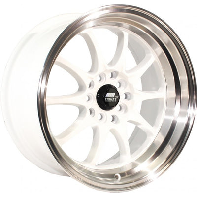 MST MT11 White Machined Wheel