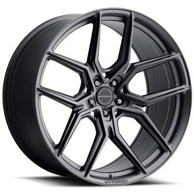 MV Forged MVF5 Satin Black Wheel
