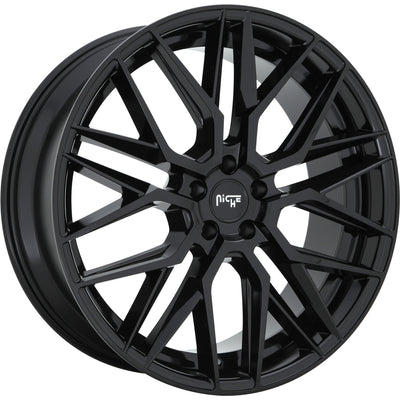 Niche Gamma Gloss Black Wheel