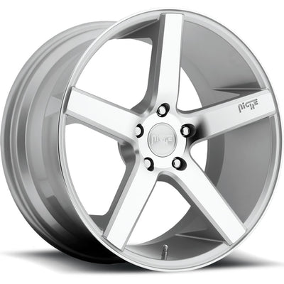 Niche Milan Silver Machined Wheel