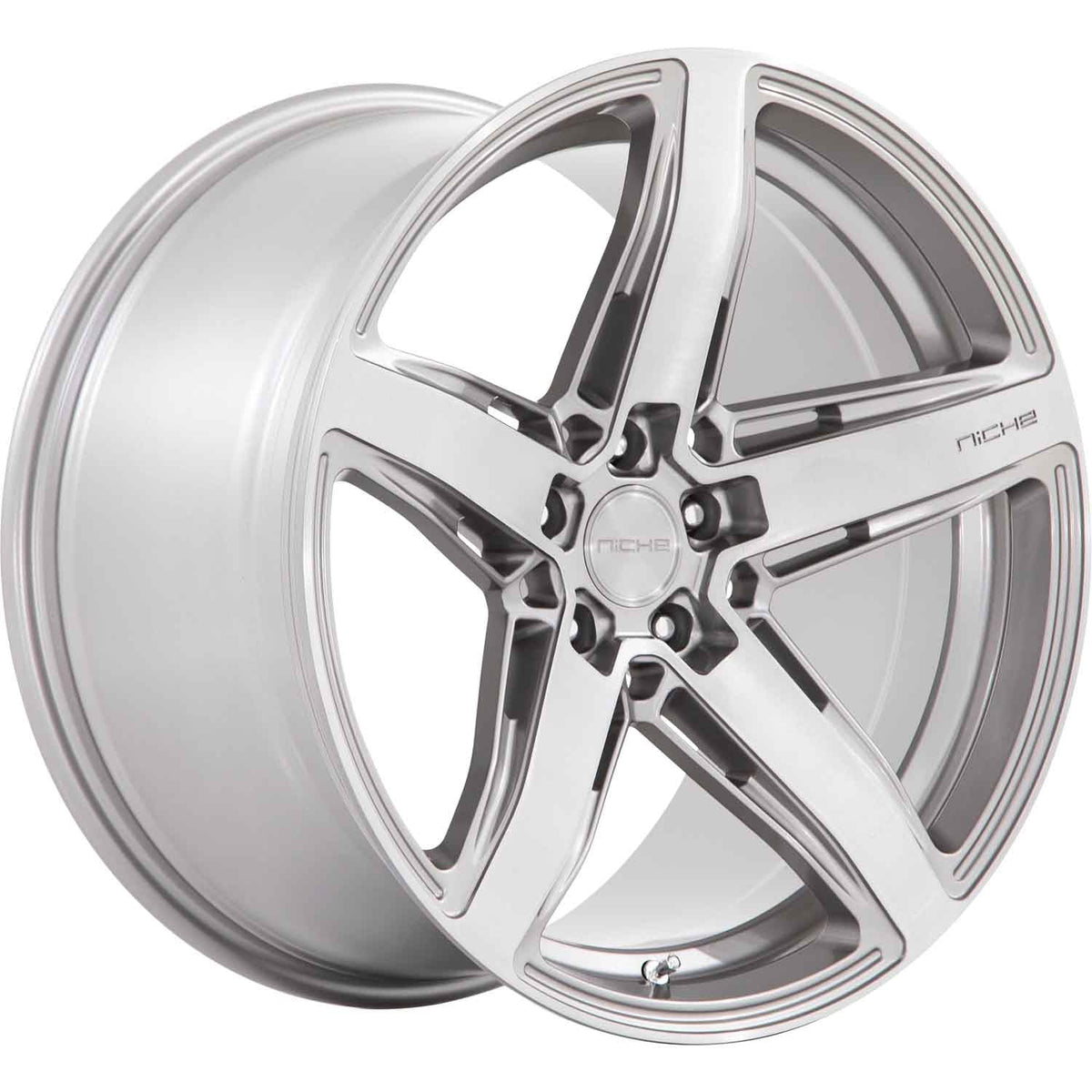 Niche Teramo M270 20x9 +42mm Anthracite with Brushed Spokes and a Clear Tint