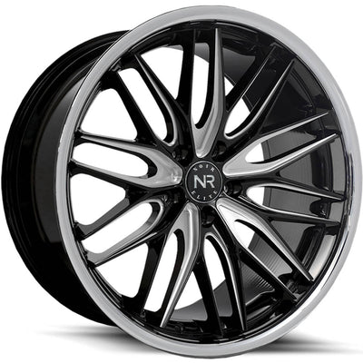 Noir Elite NR106 Black Milled Wheel