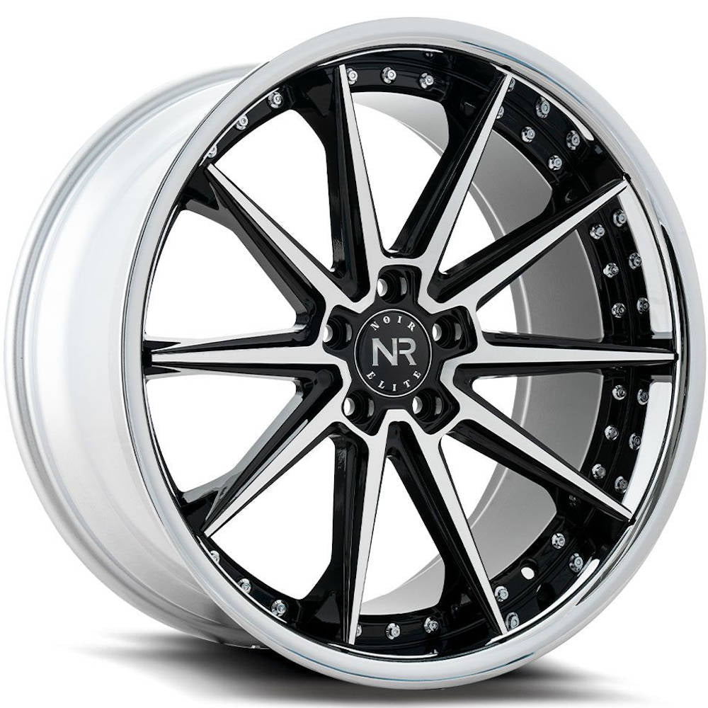 Noir Elite NR110 Black Machined Wheel