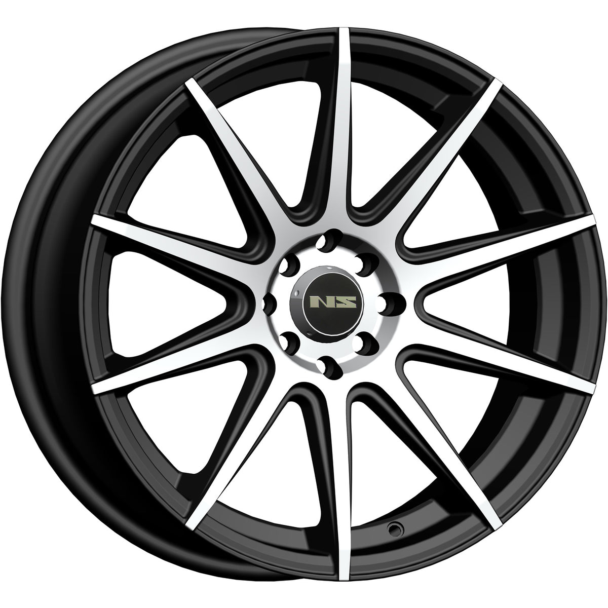 NS NS1501 Black Machined Wheel