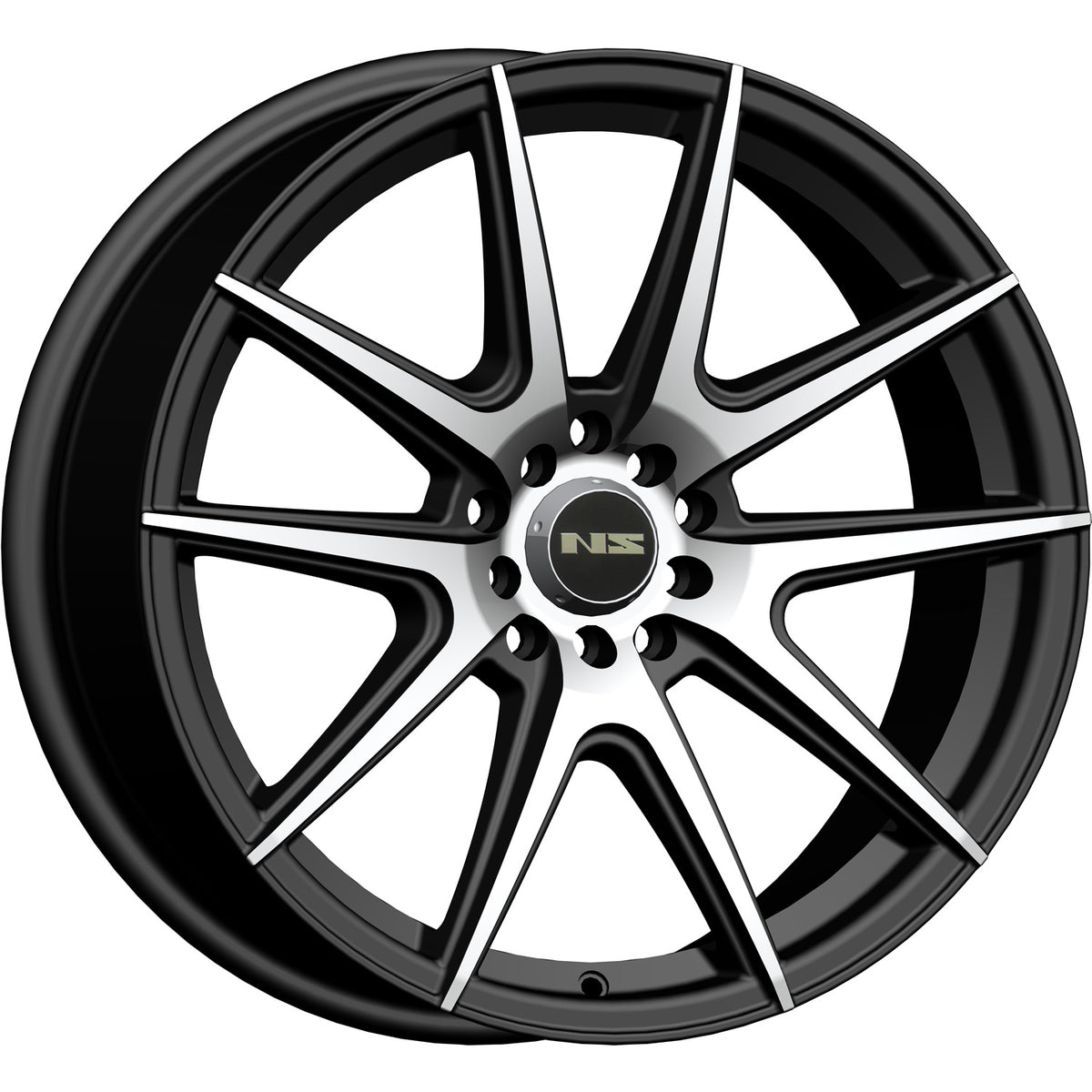 NS NS1503 Black Machined Wheel