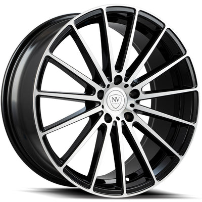 NV Wheels NVXV Black Machined Wheel