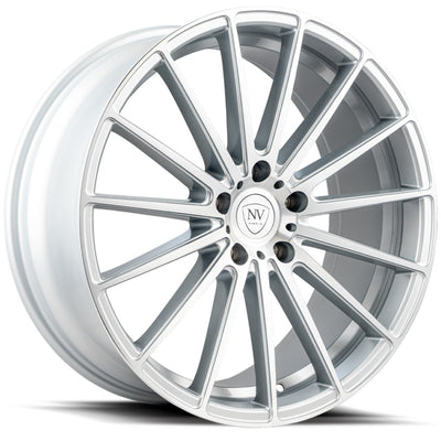 NV Wheels NVXV Silver Machined Wheel