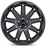 Black Rhino OCEANO 20x9.5 0mm Gloss Gun Black with Stainless Bolts