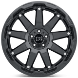 Black Rhino Hard Alloys OCEANO 20x9.5 +12 Gloss Gun Black with Stainless Bolts