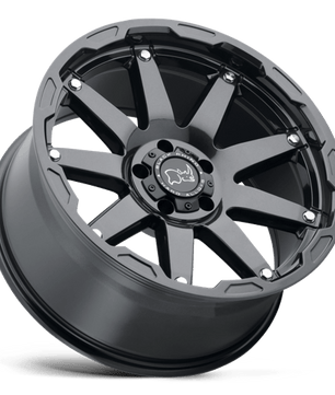 Black Rhino Hard Alloys OCEANO 20x9.5 +12 Gloss Gun Black with Stainless Bolts