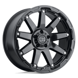 Black Rhino Hard Alloys OCEANO 20x9.5 +12 Gloss Gun Black with Stainless Bolts