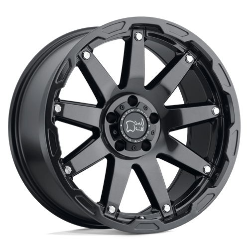 Black Rhino Hard Alloys OCEANO 20x9.5 +12 Gloss Gun Black with Stainless Bolts