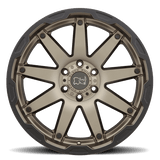 Black Rhino OCEANO 18x9.5 -18mm Matte Bronze with Black Ring
