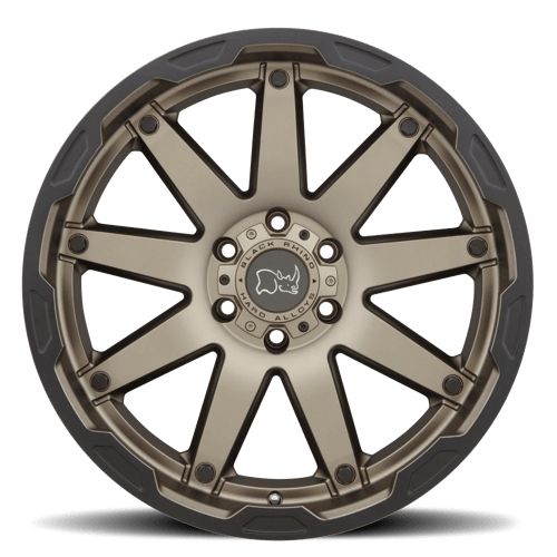 Black Rhino OCEANO 18x9.5 -18 Matte Bronze with Black Ring