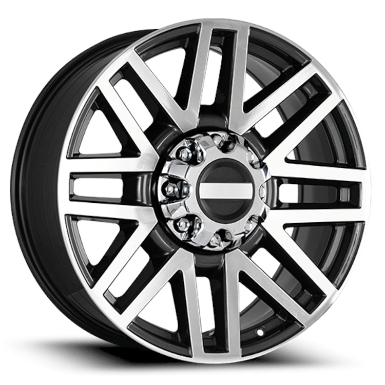 OE Concept FD08 Gunmetal Machined Wheel