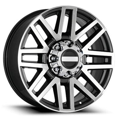 OE Concept FD08 Gunmetal Machined Wheel
