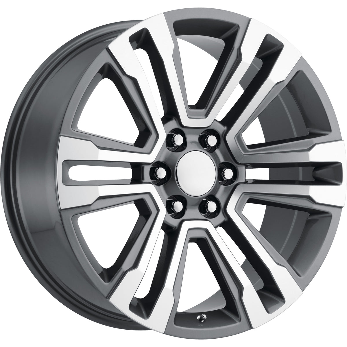OE Performance 182 Gunmetal Machined Wheel