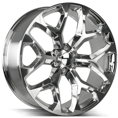 OE Replica Wheels Chevrolet Snowflake Polished Wheel