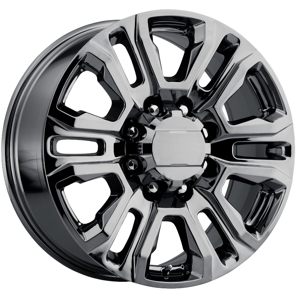 OE Replica Wheels GMC Sierra 2500/3500 Denali HD Black Chrome Wheel
