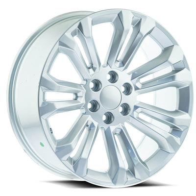 OE Revolution 158 Silver Machined Wheel