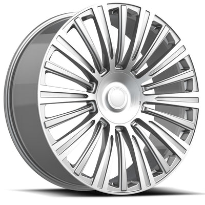 OE Revolution CAD35 Silver Machined Wheel