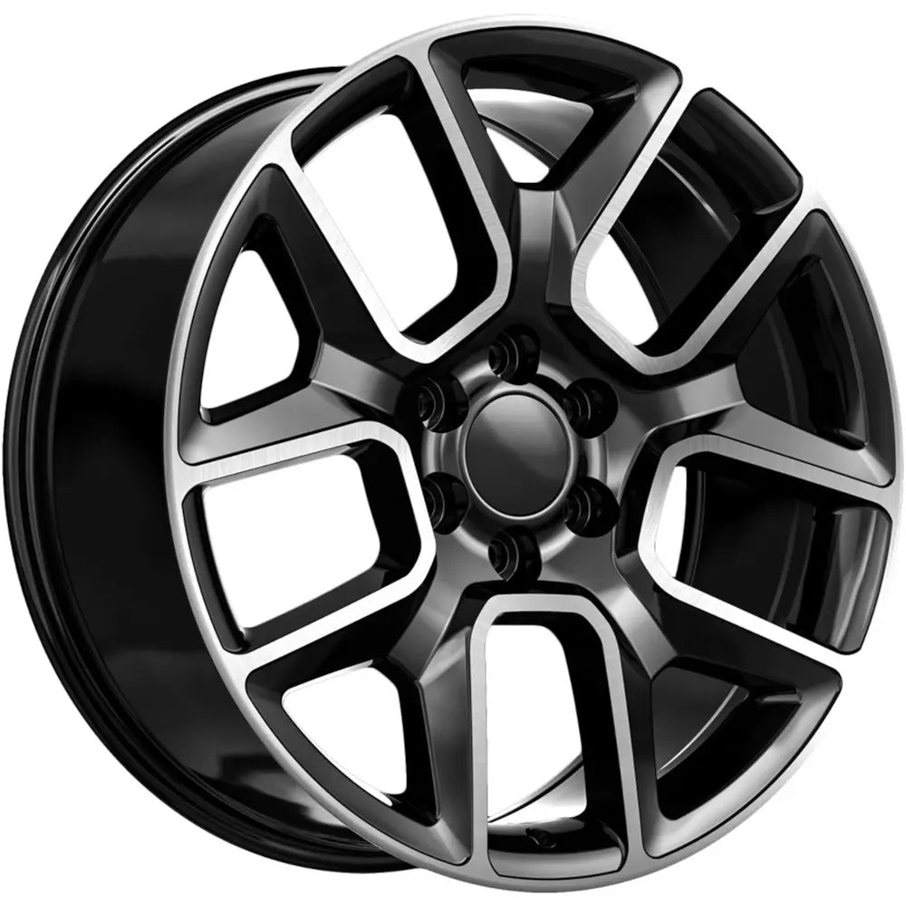 OE Revolution R-16 24x10 +25mm Gloss Black & Machined