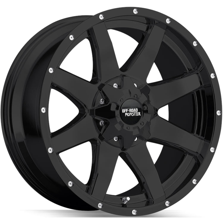Off Road Monster M08 Black Milled Wheel