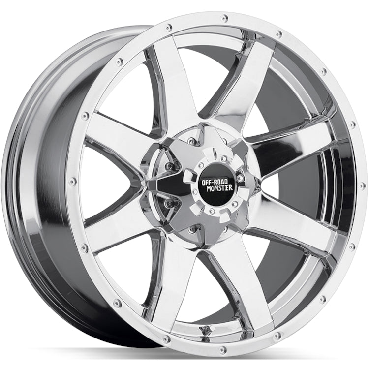 Off Road Monster M08 Chrome Wheel