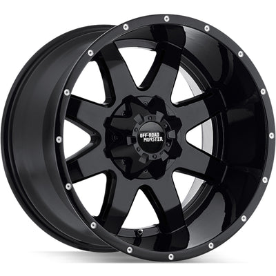 Off Road Monster M08 Gloss Black Wheel