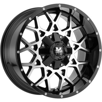Off Road Monster M14 Black Machined Wheel