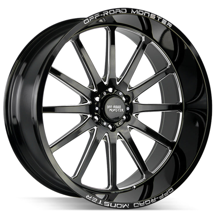 Off Road Monster M26 Black Milled Wheel