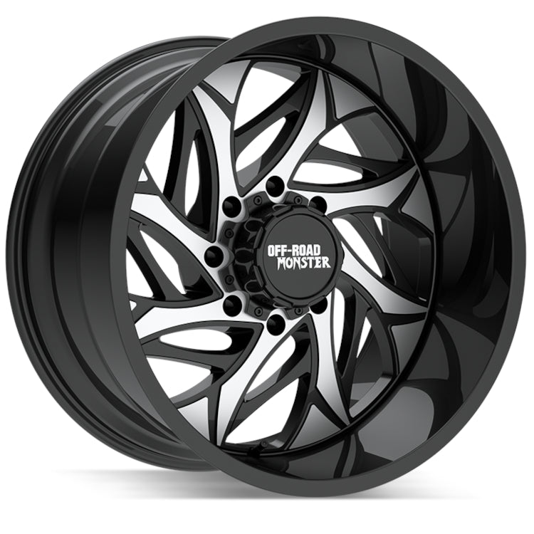 Off Road Monster M28 Black Machined Wheel