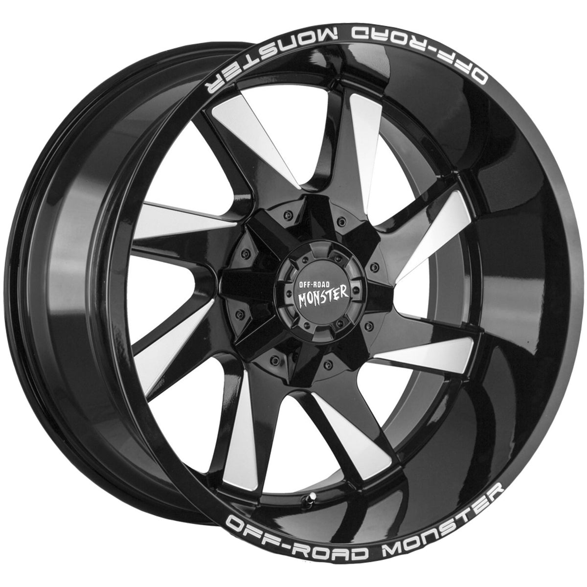 Off Road Monster M80 Black Milled wheel