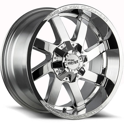 Off Road Monster M80 Chrome Wheel