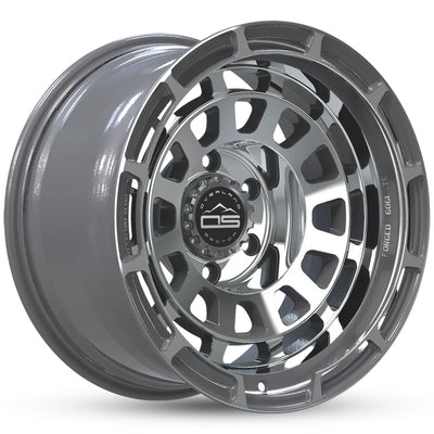 Overland Sector Badlander Gunmetal Machined Wheel