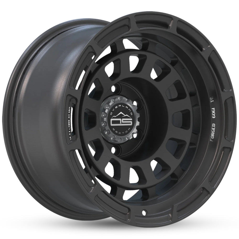Overland Sector Badlander Satin Black Wheel