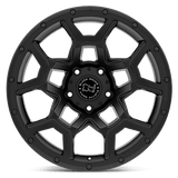Black Rhino OVERLAND 17x8 +35 Matte Black   truck wheel
