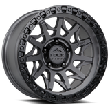 Lock Offroad LUNATIC Grey with Matte Blac wheel