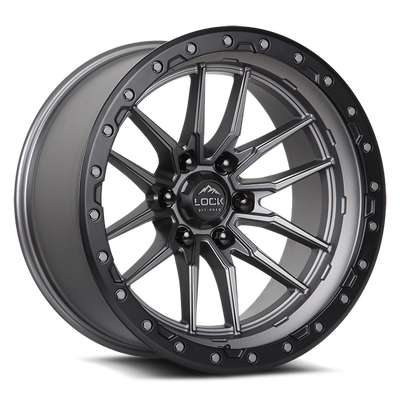 Lock Offroad KRAWLER Grey with Matte Blac wheel